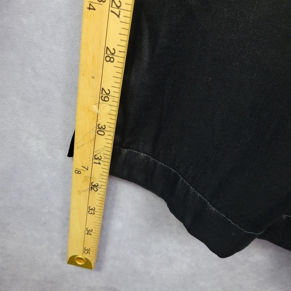 Forever 21 satin black elastic waist pull on pants palazzo pants 3XL - Picture 9 of 12